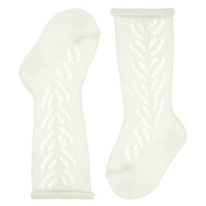 גרב ברך עם סיומת טרנדית